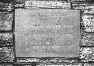 Herbert Allen Memorial Stone
